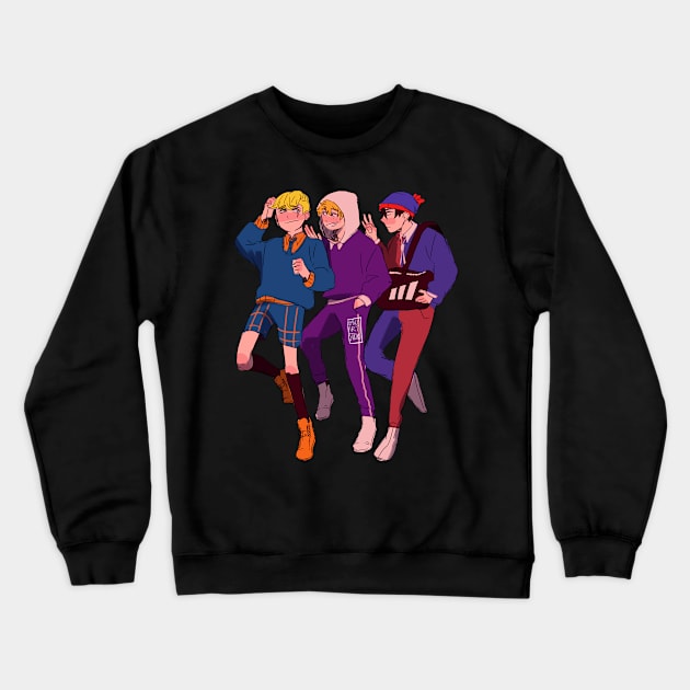 1, 2 ,3 Crewneck Sweatshirt by emilyartstudios